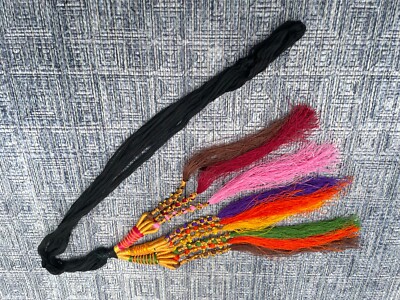 Handmade Pranada Lot of 2 Hair Paranda Multi Color Cultural  display picture 2