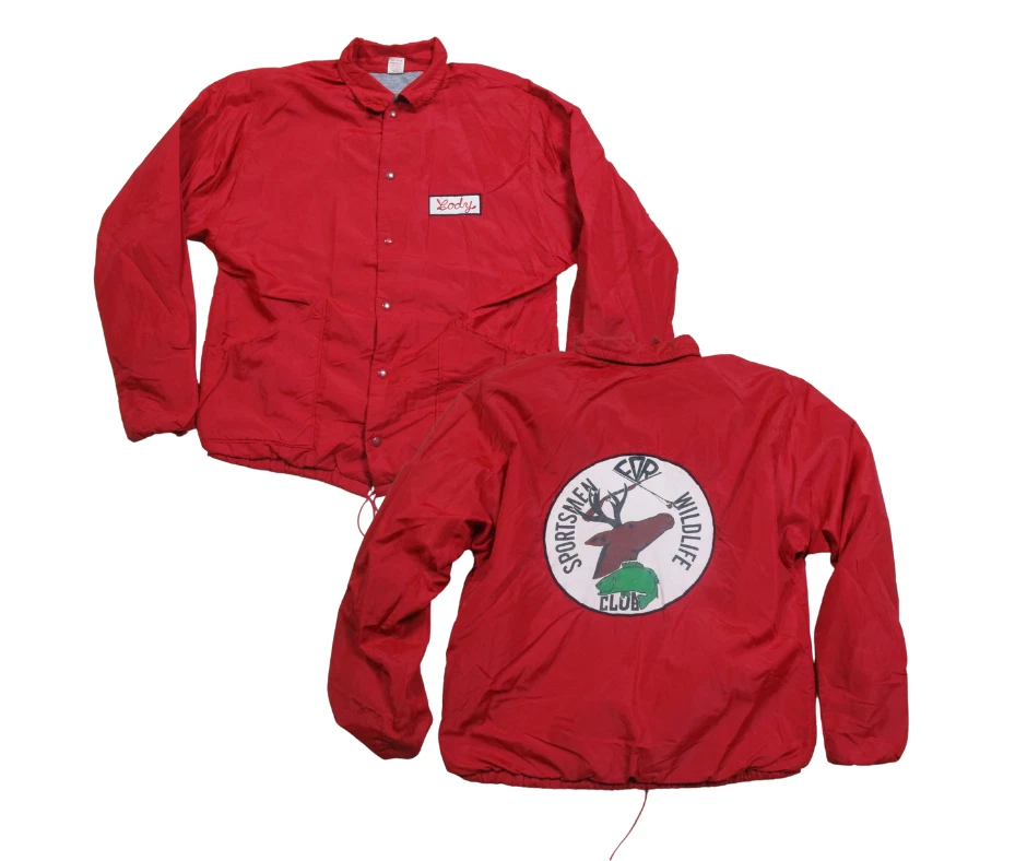 VTG 1970s Russell Athletic Sportsmen For Wildlife Club Windbreaker Jacket (M)