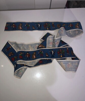DISNEY THE SWORD BEAUTIFUL ROCK WALL FABRIC STRIP (?) VINTAGE
