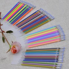 Office School 12-Colors Refills Markers Watercolor Gel Pen Replace Supplies 5ml