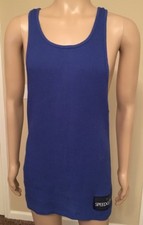 NWT Vintage Speedo Authentic Equipment USA Made Beach Pool Tank Top Size Large