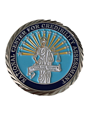 NATL CTR FOR CREDIBILITY ASSESSMENT POLYGRAPH INTERVIEW INTERROG COIN FBI SS DEA