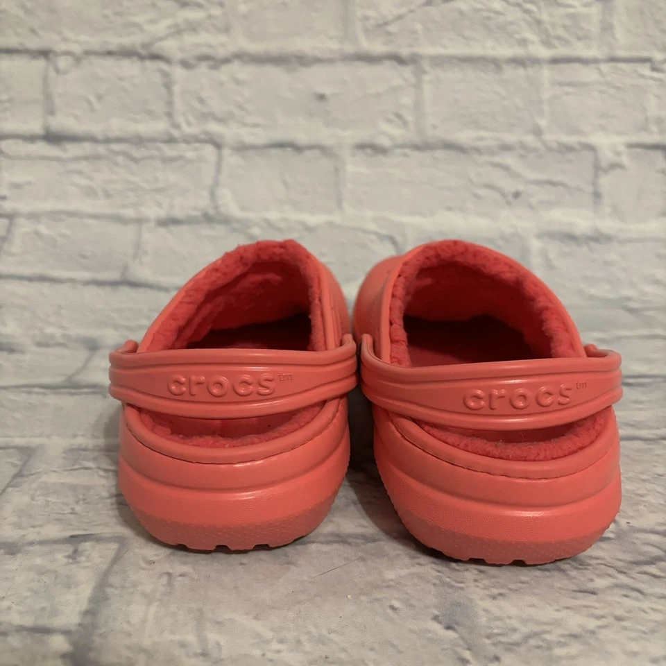 Zueco Crocs Clásico Forrado Rosa Brillante 207010 (PS) Junior Talla 4 Foto 4 de 4