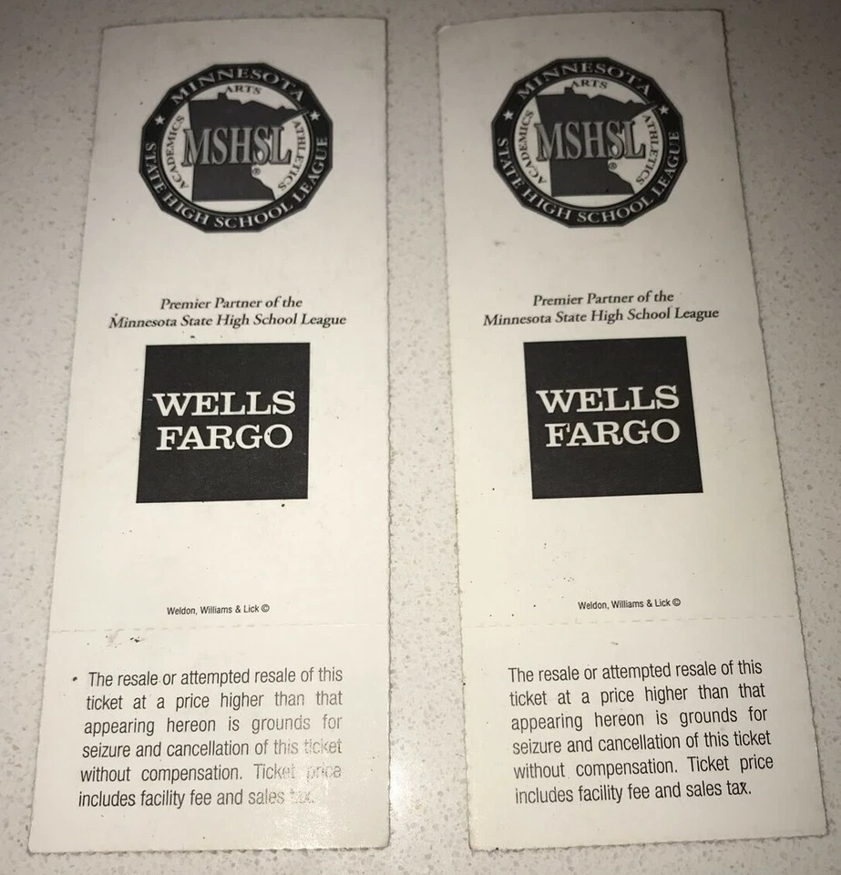 Boleto del torneo estatal de hockey de Minnesota Boys sesión #5 Mariucci 13/03/2010 Foto 3 de 3