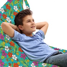 Wendekreis Spielzeugtasche Sitzsack Bunte Hawaii-Blumen