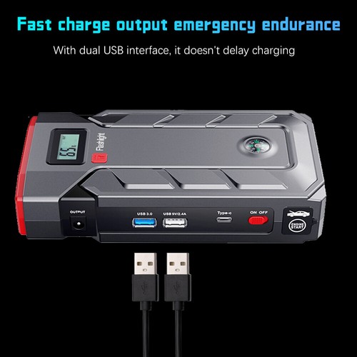99900mAh Car Jump Starter Booster Jumper Power Bank Battery Charger 2000A eBay