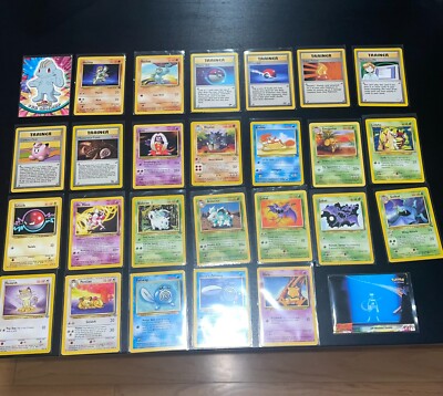 ポケモンカードセット 初期　90年代 90's Pokemon Cards Lot of 27 Vintage | eBay