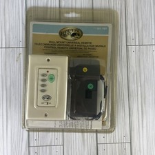 Hampton Bay Wall Mount Universal Remote For Ceiling Fan  Light Unused