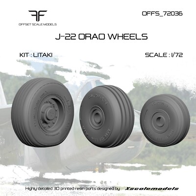 1/72 SOKO J-22 ''Orao''  / IAR-93  WHEELS (for LITAKI)