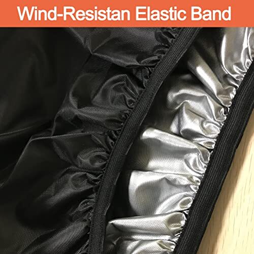 Waterproof Winch Cover - UV-Resistant 600D Oxford With Zipper For 8,000-13,500 Lb Winches (Fits Warn, X-Bull, Stegodon & More) - Black