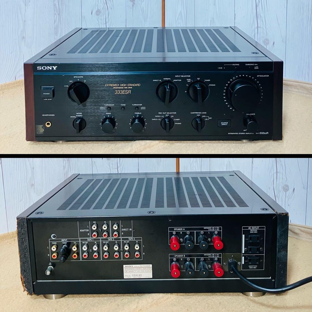 SONY アンプ　TA-F 333ESR 美品 ソニー プリメインアンプ TA-F333ESRを入手！ | 自由日記J