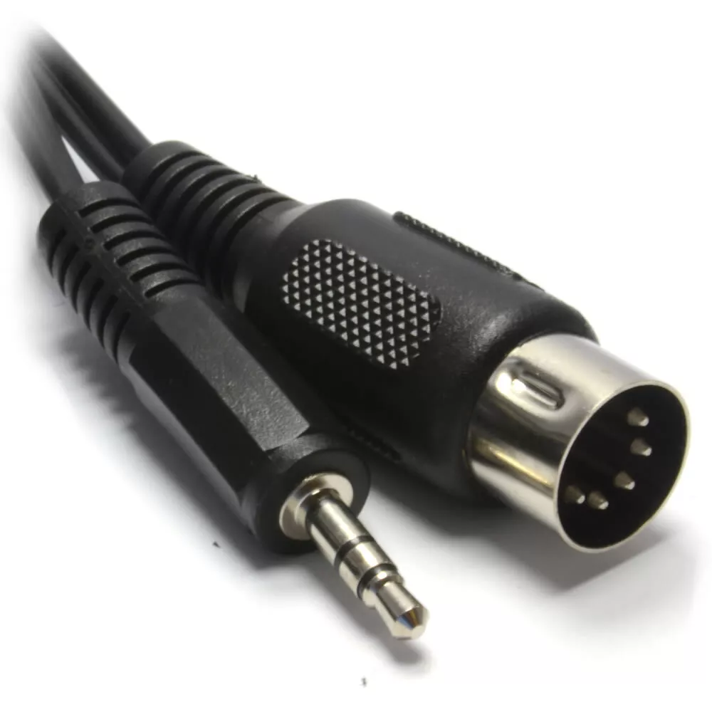 0.5m 5 Pin Din Plug To 3.5mm Jack Stereo Plug Audio Cable 50cm [007231]