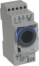 Mechanische Zeitschaltuhr 230V mit Gangreserve für Hutschiene / Verteiler