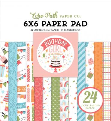 Echo Park ''Birthday Girl'' 6x6'' Paper Pad