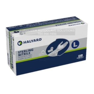 Halyard Sterling* Nitrile Exam Gloves 50708 - BOX of 200 LARGE 