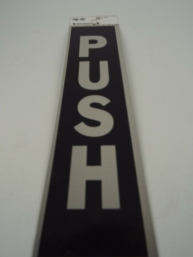 Hy-Ko Self-Adhesive Sign 8 x 2in, Gentlemen, Office, Private, No Smoking, Push - Picture 10 of 12