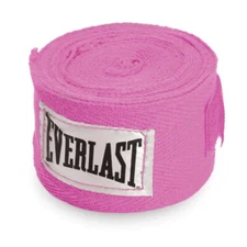 Everlast 108" Boxing Cotton Handwraps Pink Two Pack Hand Protection Training MMA