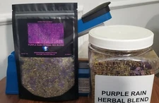 Herbal Blend Purple Rain Blue Lotus, Damiana, Passion Flower, Wild Lettuce.5-1oz