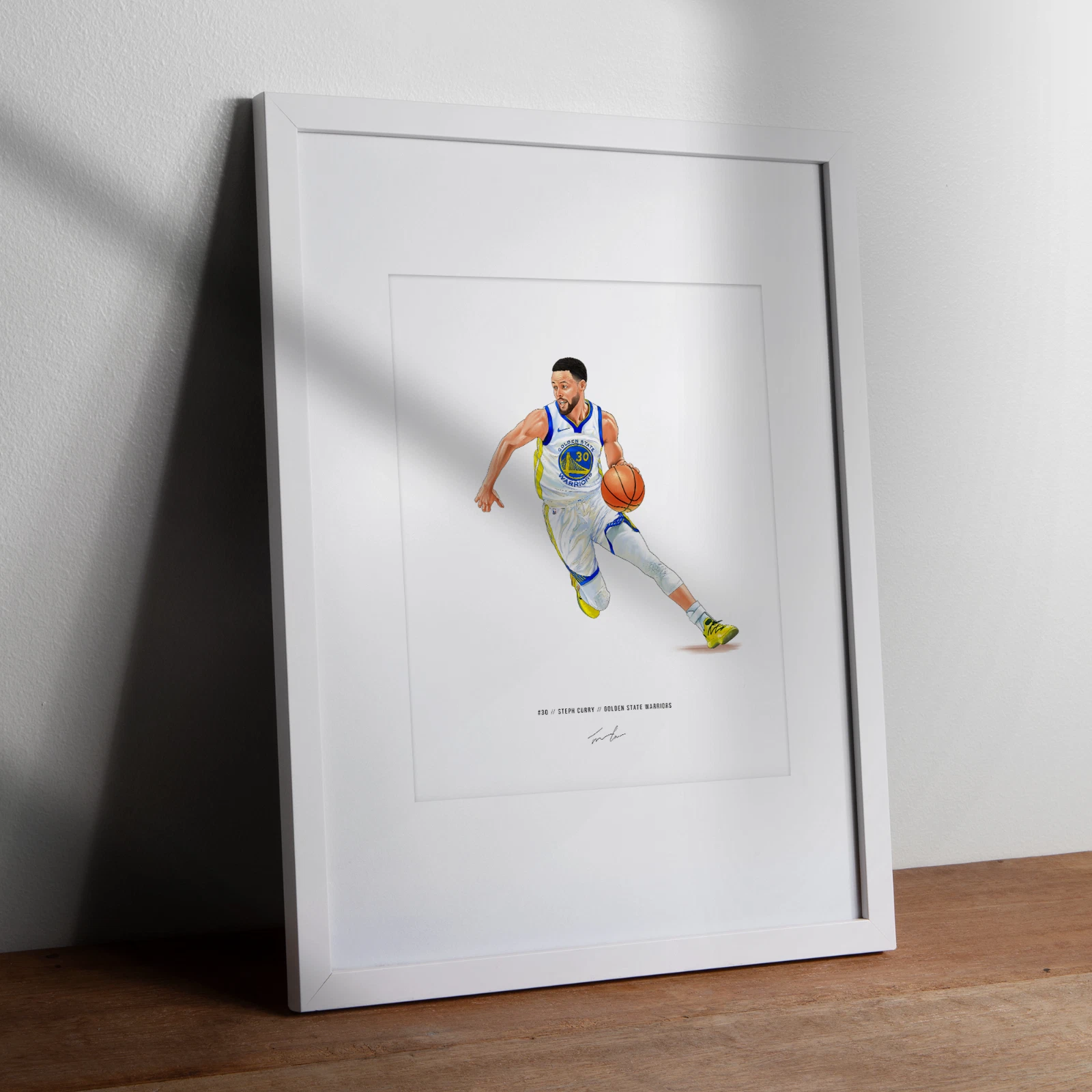Steph Curry Golden State Warriors Basketball Poster