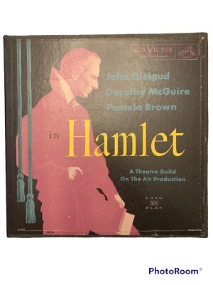 HAMLET, John Gielgud, Dorothy McGuire, Pamela Brown. RCA Victor