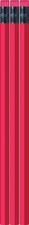 36 neon Pink hexagon 2 wood pencils Non toxic, USA Made, ExpressPencilsTM
