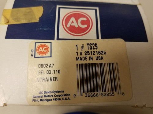 GM 25121625 Fuel Pump Strainer TS-29 NEW Genuine GM Original Equipment NOS OEM - Bild 2 von 2