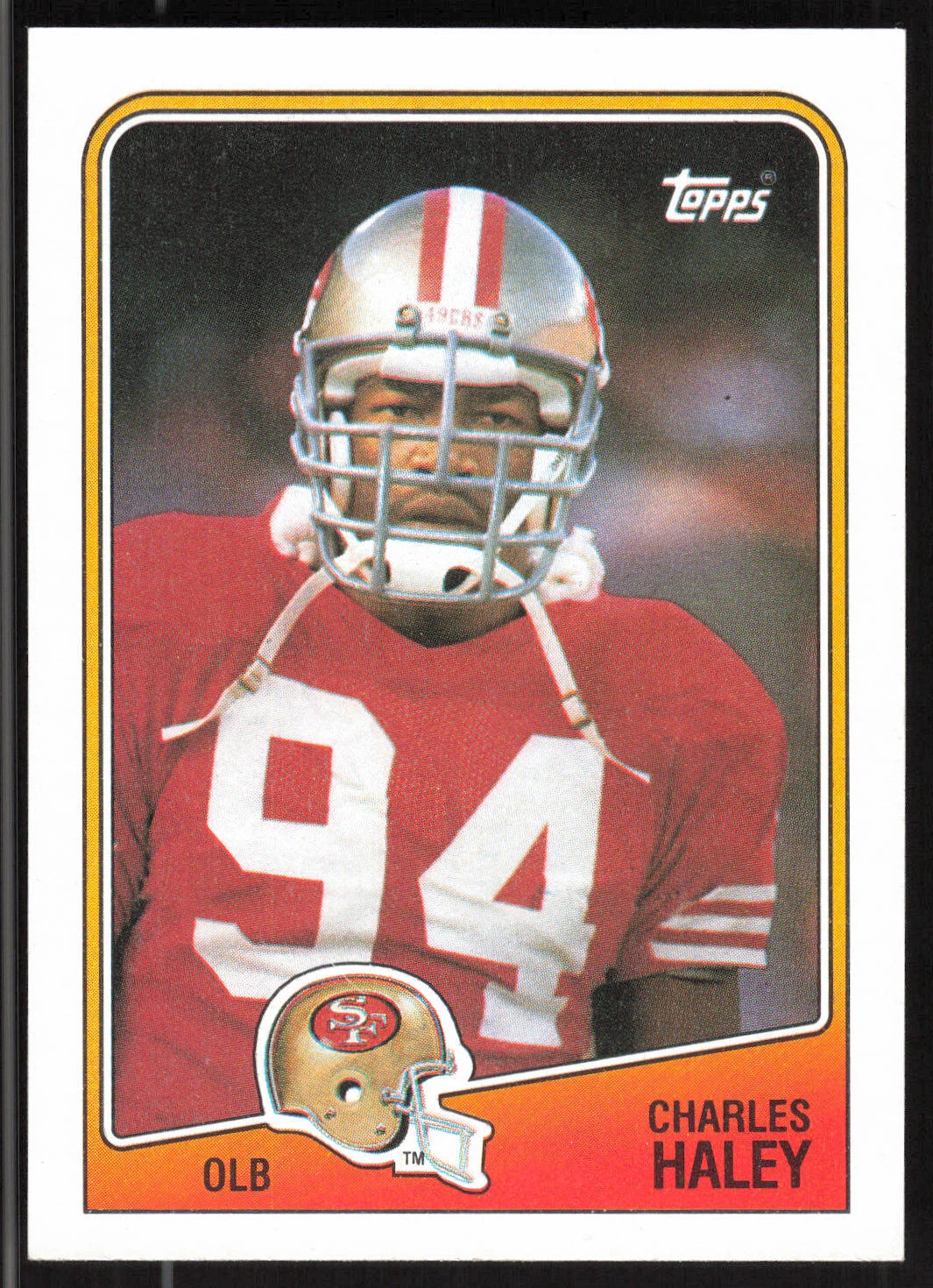 Charles Haley trading card