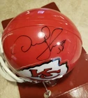 Derrick Thomas Signed Kansas City Chiefs Riddell Mini Helmet BAS COA