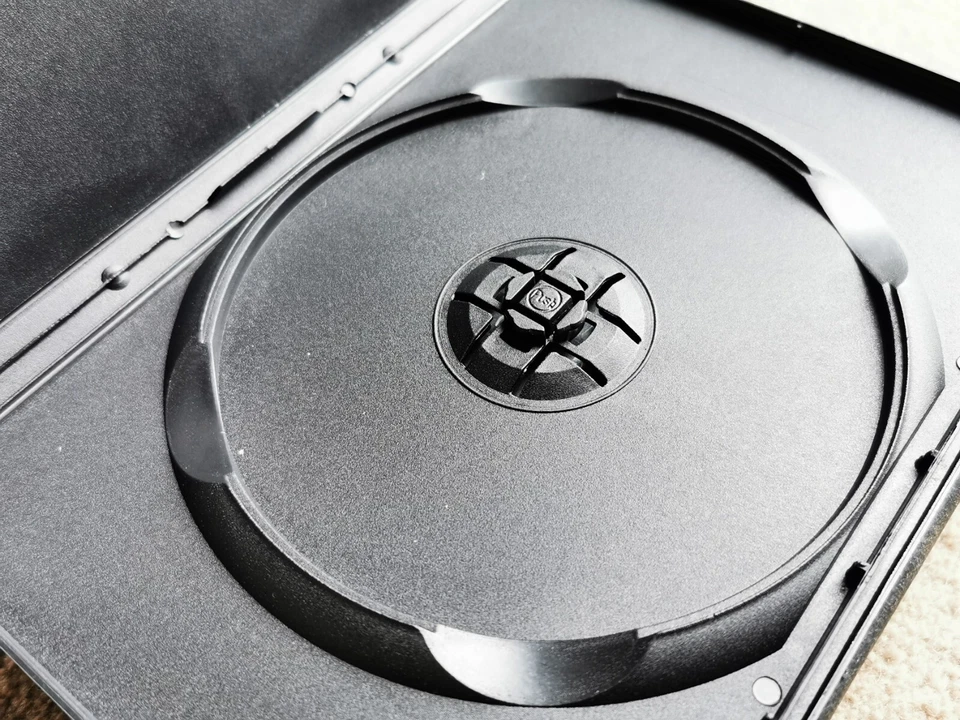 PREMIUM 30 x Single BLACK DVD Case Standard DVD Covers 14mm Spine - Holds 1 Disc - image 2 of 4