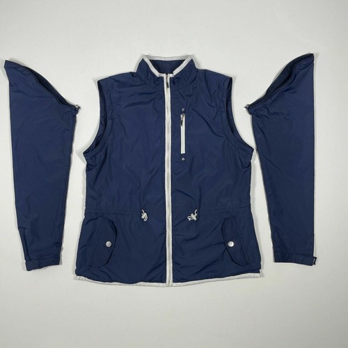 IZOD Golf Jacket Convertible Vest Full 