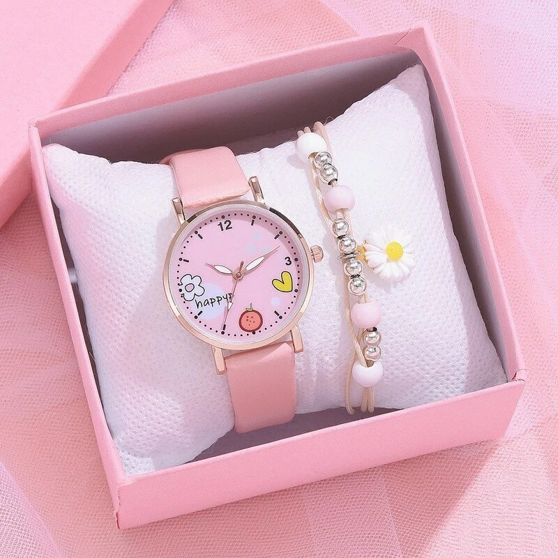 Reloj de niña color rosa – Decoranto