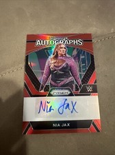 2024 Prizm WWE Nia Jax Superstar Red Auto /99