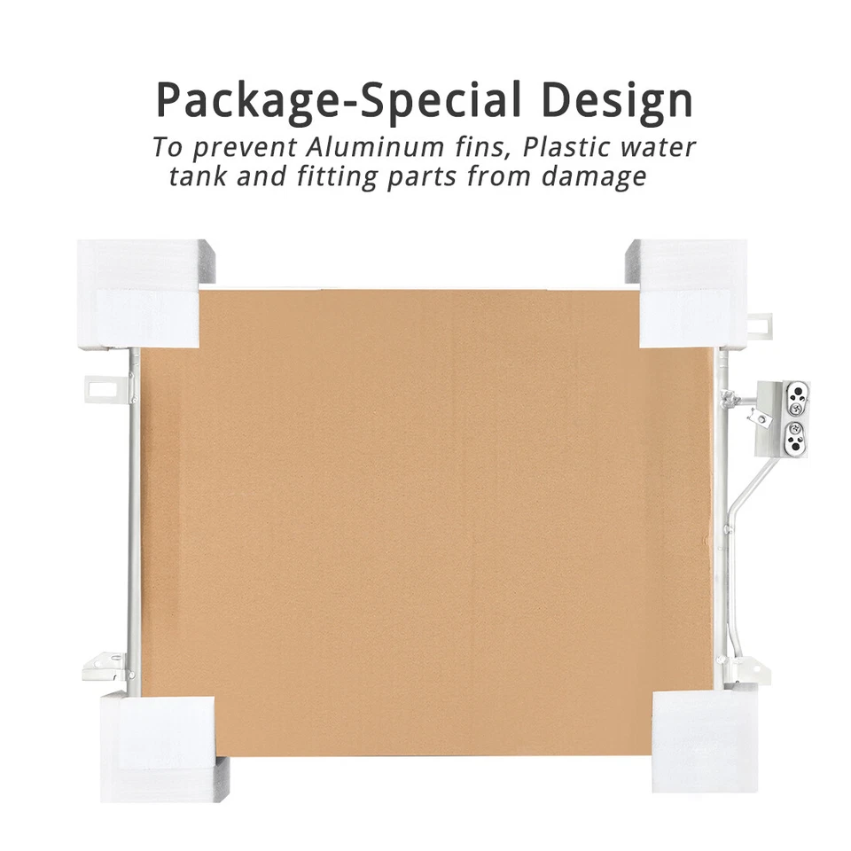 Condensador de CA para Chrysler Town & Country 2008-2016 Dodge Grand Caravan 2008-2020 Foto 3 de 4