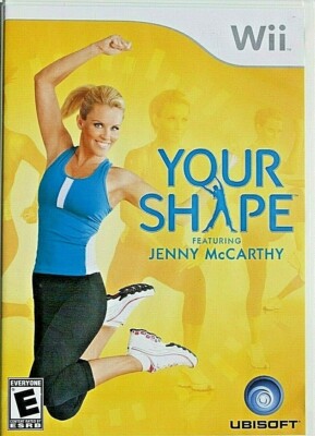 Your Shape Featuring Jenny McCarthy (Nintendo Wii Game) Fitness Cardio NO CAMERA