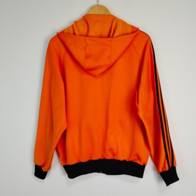 Extremely rare 80~90s adidas Track Jersey Zip Hoodie Logo  