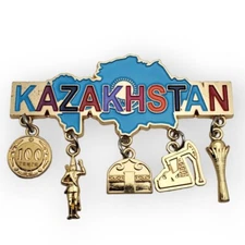 Kazakhstan Souvenir Metal Refrigerator Fridge Magnet Travel Tourist Gift Astana