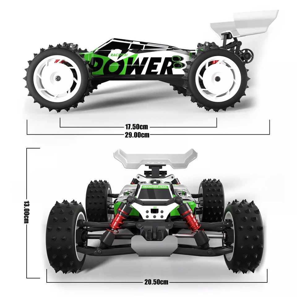4WD 1:16 RC Car Remote Control High Speed 70KM/H Brushless Brushed Truck for Kid - Image 3 of 4