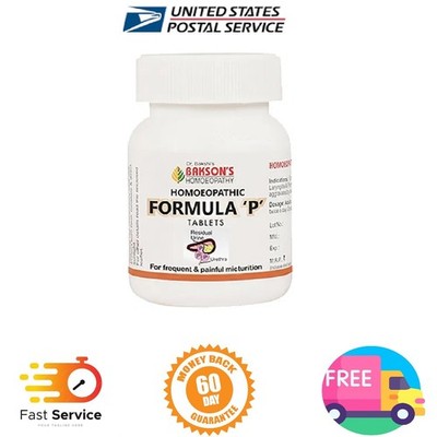 Bakson's Homoeopathy Formula P Tablets (75tab) 