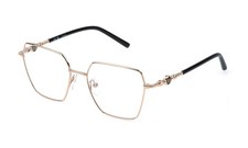Escada VESF34 Eyeglasses Eye Glasses 0300 Shiny Total Rose Gold Authentic New 53