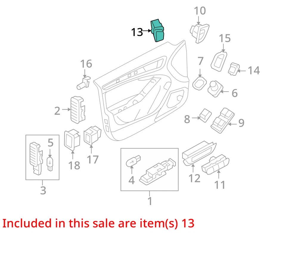 Audi S5 2017 interruptor de botón de asistencia de cambio PWLLJ Foto 3 de 4