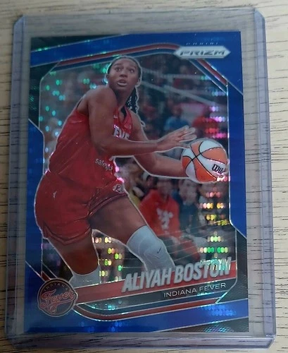Aliyah Boston 2025 Panini WNBA Prizm Blue Pulsar #75 * /199 * - Indiana Fever💎