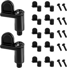 7/16 Inch Screen Door Clips, 12 Pack Window Screen Clip for Storm Panels, Storm