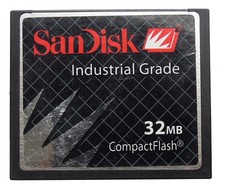 SanDisk 32MB CompctFlash CF Card Industrial Grade SDCFB-32 201 80 100 Genuine