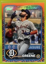 2024 Topps Riley Greene Team Color Border Variation Detroit Tigers #274