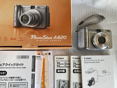 Canon PowerShot A620 7.1MP Compact Digital Camera Silver 4x Zoom