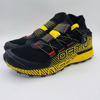 La Sportiva Cyclon BOA Shoes Men s Size 11.5 Black Yellow Red