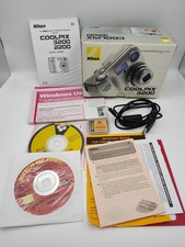 Nikon Coolpix 3200 3.2 MP Digital Camera **BOX + PAPERWORK + CABLE + CARD ONLY**