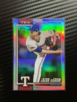 2026 Topps Series 1 - Jacob deGrom #99 Rainbow Foil Parallel