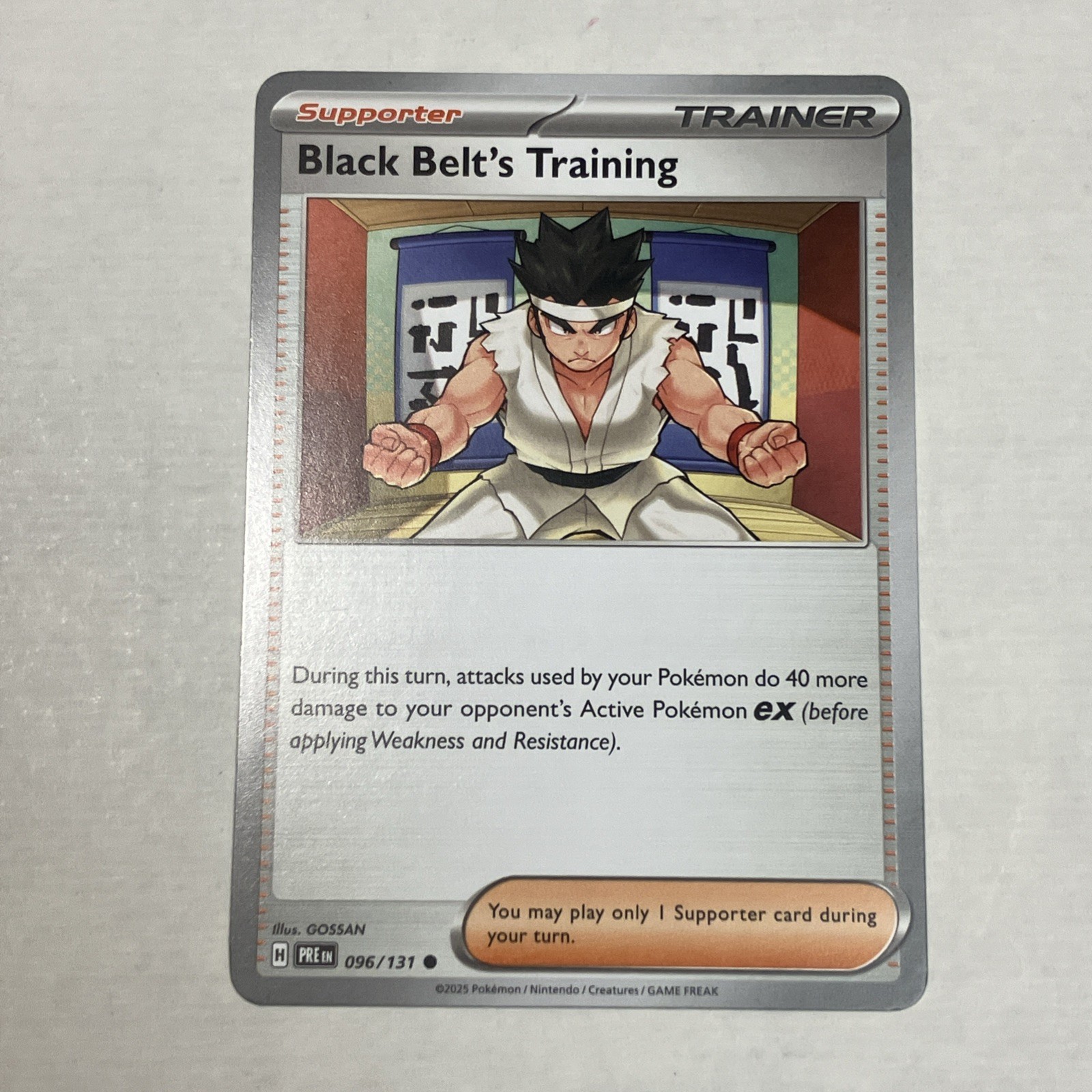 Black Belt's Training - Common SV: Prismatic Evolutions 096/131 NM