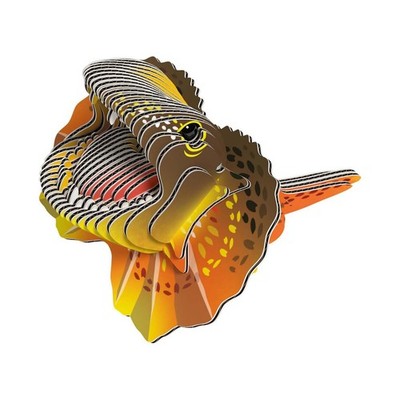 Eugy Frilled Lizard 3D Cardboard Model Kit NEW IN STOCK